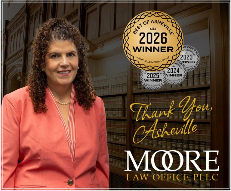 2026 Gold Winner, Best of AVL Awards for Family Law | The Moore Law Office